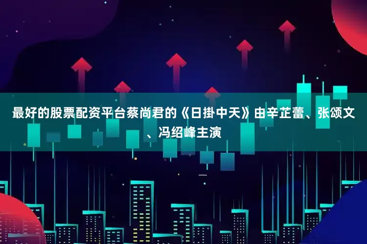 最好的股票配资平台蔡尚君的《日掛中天》由辛芷蕾、张颂文、冯绍峰主演