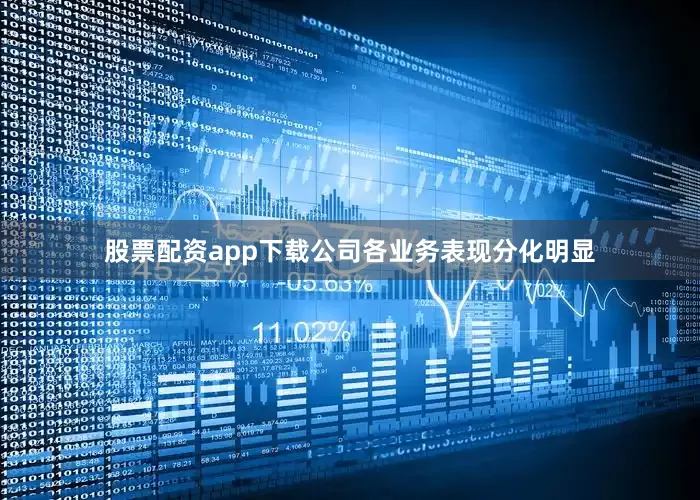 股票配资app下载公司各业务表现分化明显